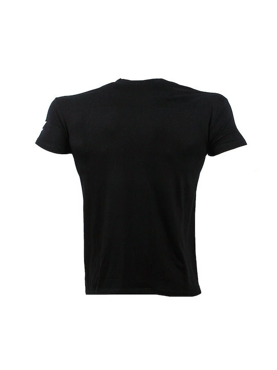 H&S Herren T-Shirt Kurzarm Schwarz