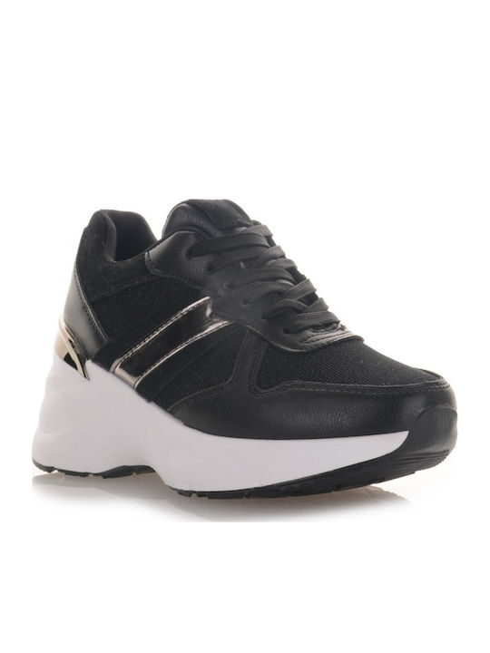 Damen Chunky Sneakers Schwarz