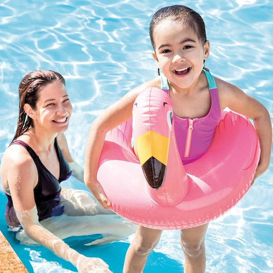 Intex Kinder Schwimmring Flamingo ANIMAL mit Durchmesser 64cm. für 4-6 Jahre Rosa