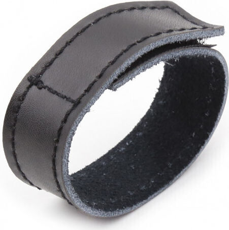 Naughty Toys Adjustable Leather Penis Ring Black