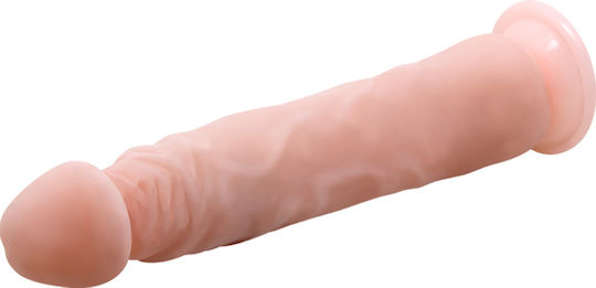 Baile Vibrating Cock Manual Vibration & Multi-direction Movement Realistic Vibrator 23cm Flesh