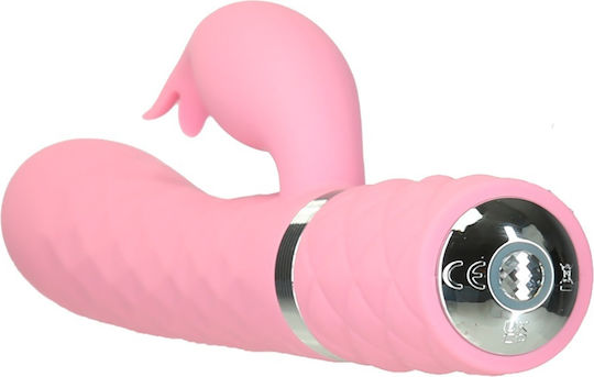 BMS Factory Pillow Talk Mini Δονητής Rabbit Lively Rotating Tarzan Vibrator 24cm Rose