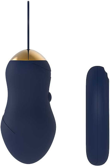 Dream Toys Goddess Collection Apollo Remote Controlled Vibrator Клитор Вибратор с Дистанционно Управление Синьо