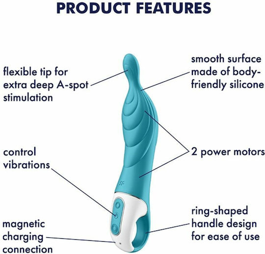 Satisfyer A-Mazing 2 Vibrator G-Spot Turquoise