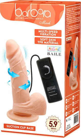 Baile Barbara Mark Realistic Vibrator 15cm Carne