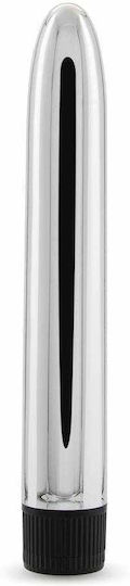 Crushious Classic Vibe Класически Вибратор 17.5см Silver