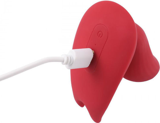 Magic Motion Umi Smart Wearable Dual Motor Vibrator Δονητής για Ζευγάρια με Απομακρυσμένο Έλεγχο Red
