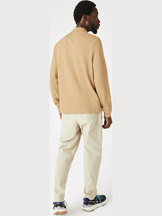 Polo Long Sleeve Blouse Beige