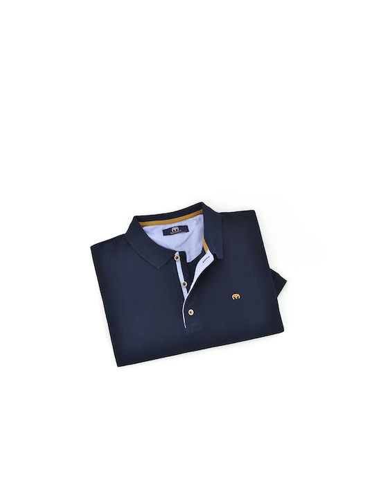 Makis Tselios Fashion Ανδρικό T-shirt Polo Navy Μπλε