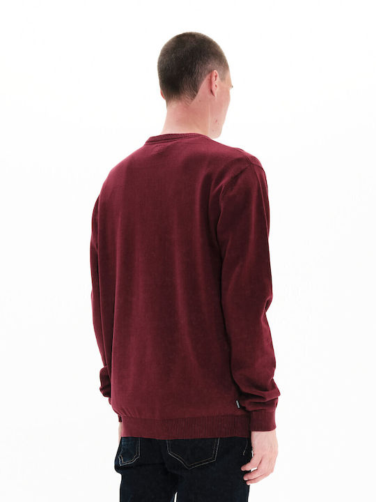 Langarm-Pullover Wine