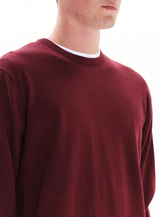 Langarm-Pullover Wine