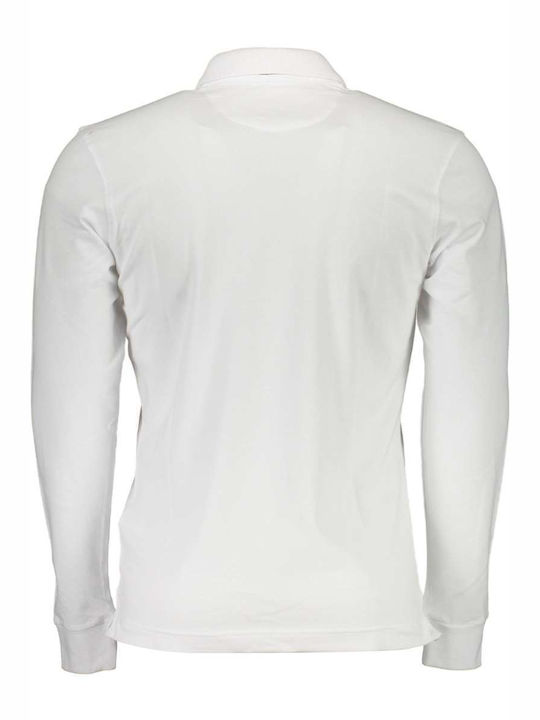 La Martina Men's Long Sleeve Blouse Polo White