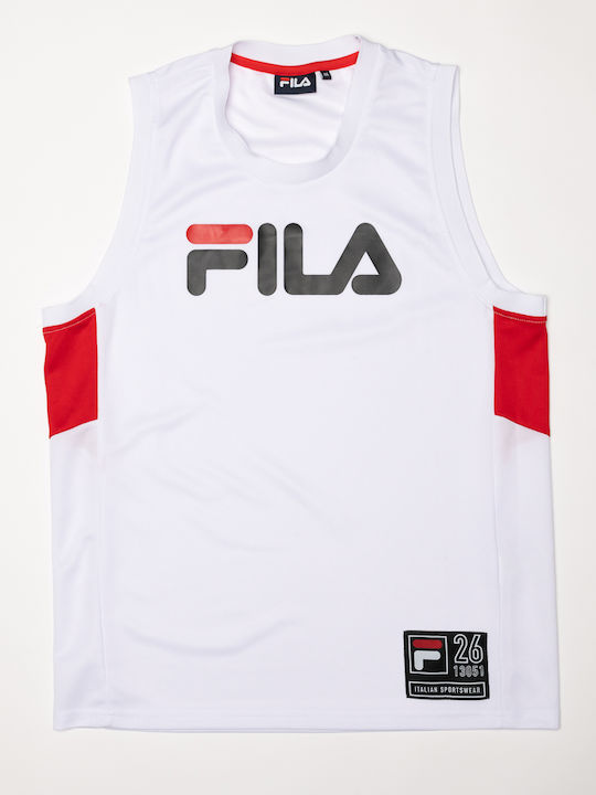 Shuttle Basketball Vest Αθλητικό T-shirt Λευκό