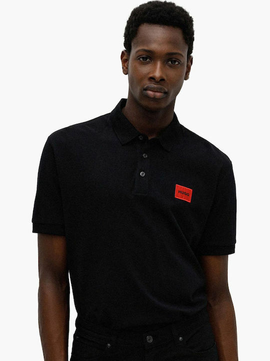 Dereso222 Polo T-shirt Μαύρο