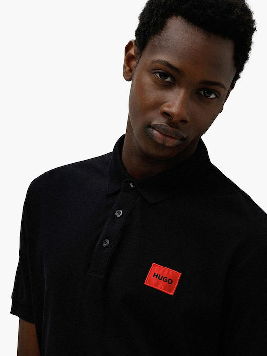 Dereso222 Polo T-shirt Μαύρο