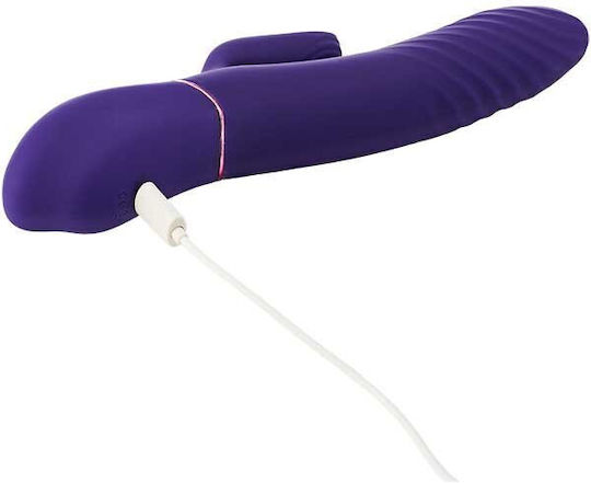 Dream Toys Vibes Of Love Vibrator Iepurele Încălzire Thrustmachine 21.5cm Albastru
