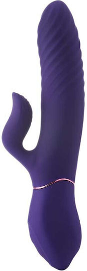 Dream Toys Vibes Of Love Vibrator Iepurele Încălzire Thrustmachine 21.5cm Albastru