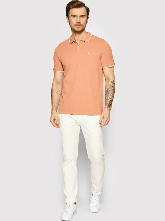 Polo Short Sleeve Orange Blouse