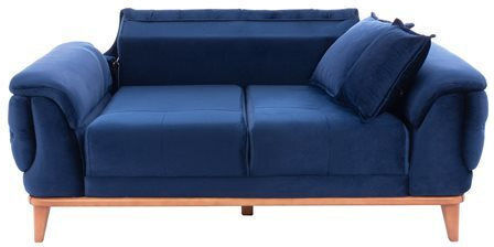 Bennington Двуместен Диван Спалня Син 180x95x80см