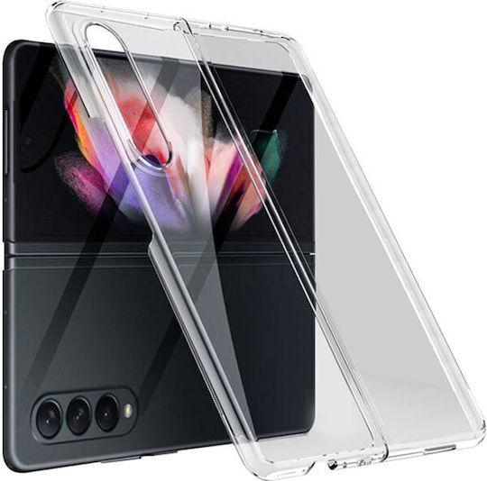Forcell Umschlag Rückseite Silikon Clear/RoseGold (Galaxy Z Fold4)