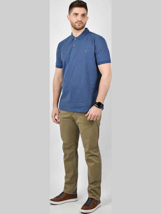 Polo Short Sleeve Blue Blouse