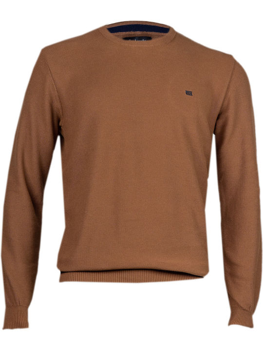 Guy Laroche GL2129203 Men's Long Sleeve Sweater Brown