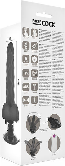Dream Love Realistisch Vibrator mit Fernbedienung 21cm Black