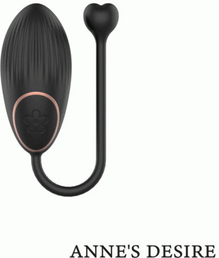 Dream Love Anne's Desire Egg Wirless Watchme Mini Δονητής Egg με Απομακρυσμένο Έλεγχο 7.5cm Black/Gold