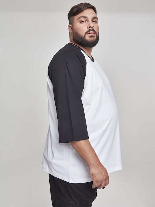 Contrast T-shirt White / Black