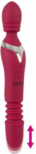 Javida Warming Thrusting Vibe Vibrator Massage 27cm Fuschia