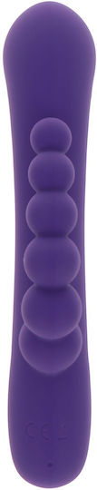 ToyJoy Triple Pleasure Vibrator Δονητής Rabbit 22cm Μωβ