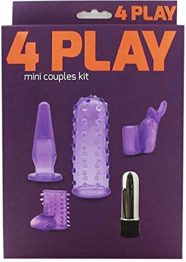 Seven Creations 4 Play Vibrator for Couples Puple