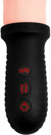 XR X8 Auto Pounder Vibrating & Thrusting Dildo with Handle Ρεαλιστικός Δονητής 29cm Flesh