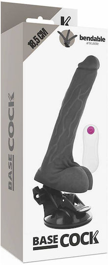 Dream Love Ρεαλιστικός Δονητής με Remote Control 18.5cm Black