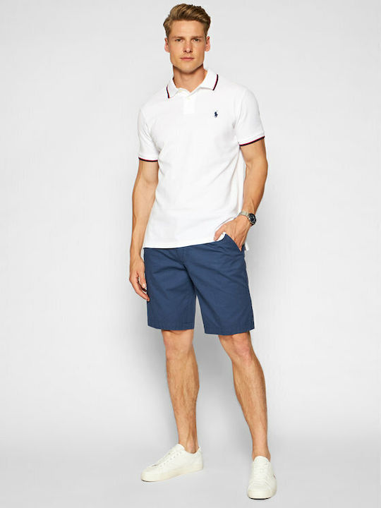 Polo Short Sleeve White Blouse