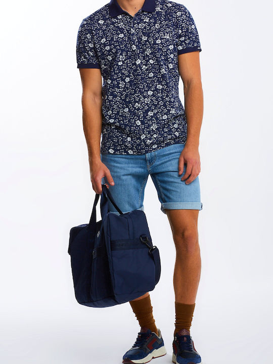 Gant Men's Short Sleeve Blouse Polo Blue