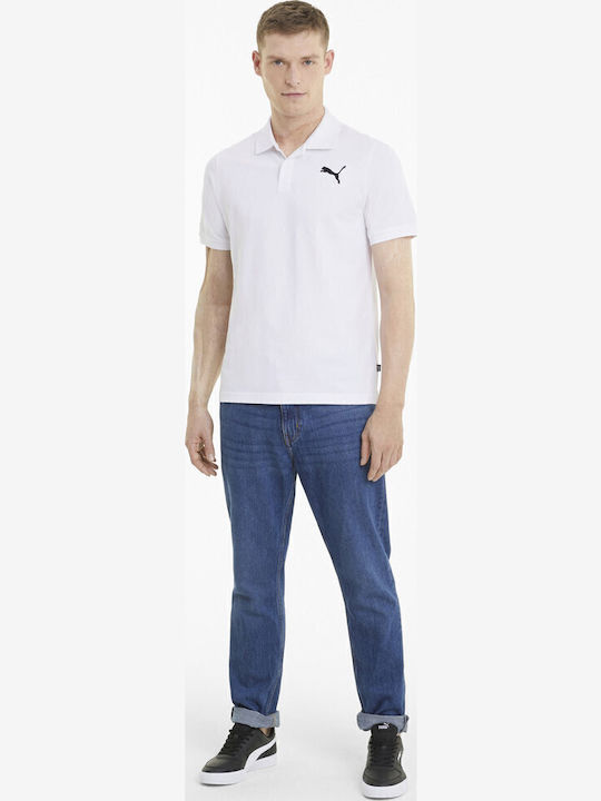 Essentials Polo Μπλούζα Κοντομάνικη Λευκή
