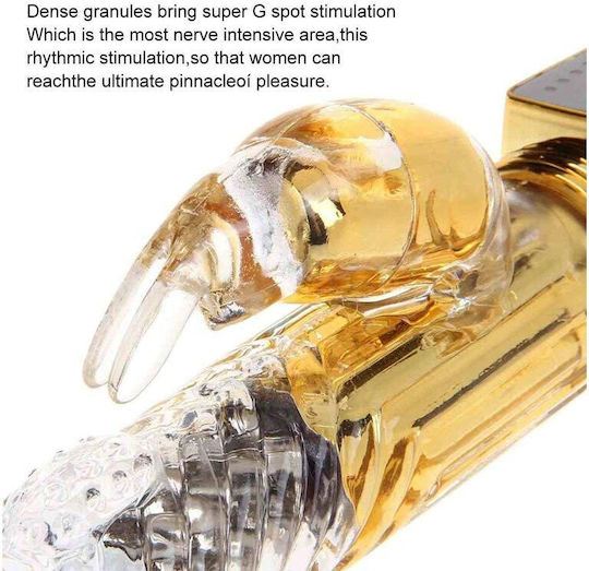 Vibrator Rabbit 21cm Gold