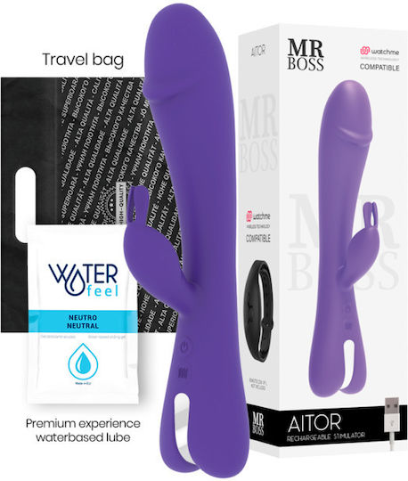 Fun Factory Mr Boss WatchMe Aitor Rabbit Mini Δονητής Rabbit Purple