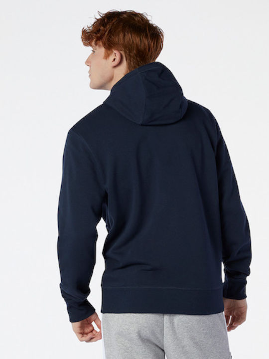 Cardigan With Hood Navy Blue