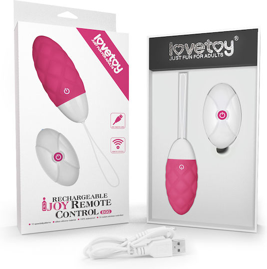 Lovetoy iJoy Egg Vibrator Egg with Remote Control 8cm Pink
