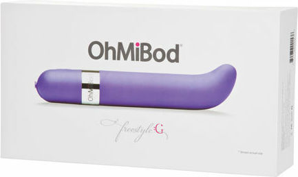 Ohmibod Freestyle G Vibrator G-Spot with Remote Control 15.9cm Purple