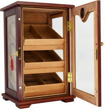 Sikarlan Lemnoasă Vitrină Umidificator 150 de Puroi cu Igrometru 32cmx28cmx48.3cmcm.
