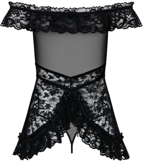 Obsessive Set Babydoll Sexy Black