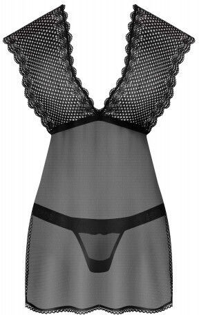 Obsessive Σετ Sexy Babydoll Black