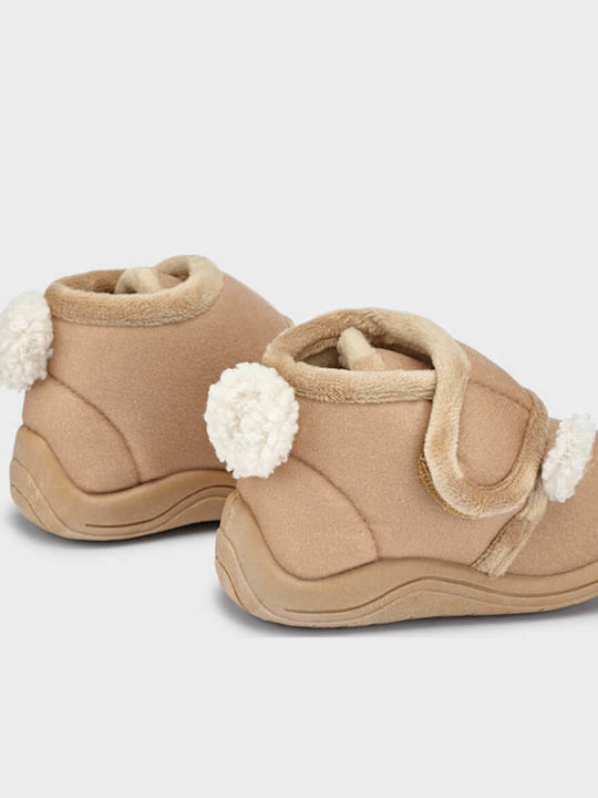 Kids Slippers Boots Tabac Brown