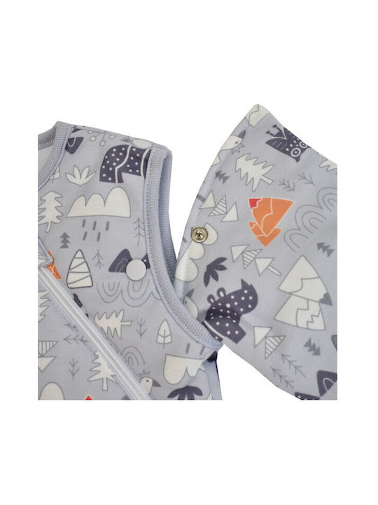 Tender Winter Sleeping Bag with Feet Flex 2.5 Tog Gray with Detachable Sleeves