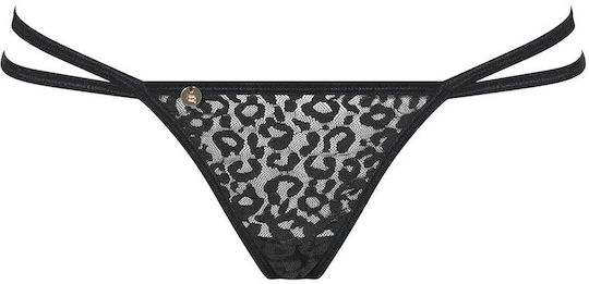 Obsessive Pantheria Женски Секси Прашка Black