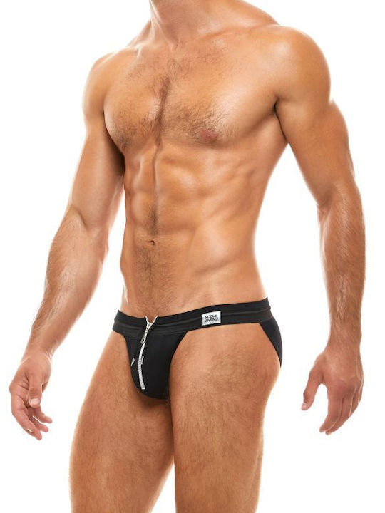 02916 Men's Slip Black