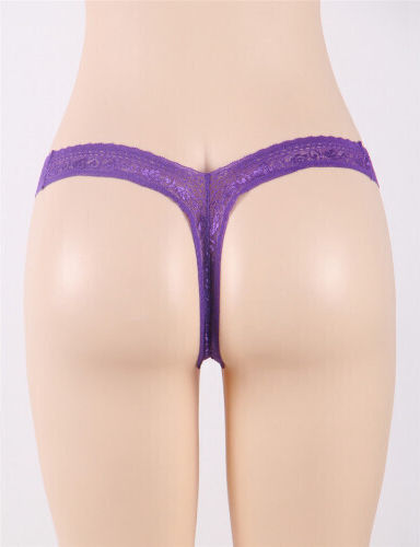 Low-Rise Lace String Γυναικείο Sexy String Purple